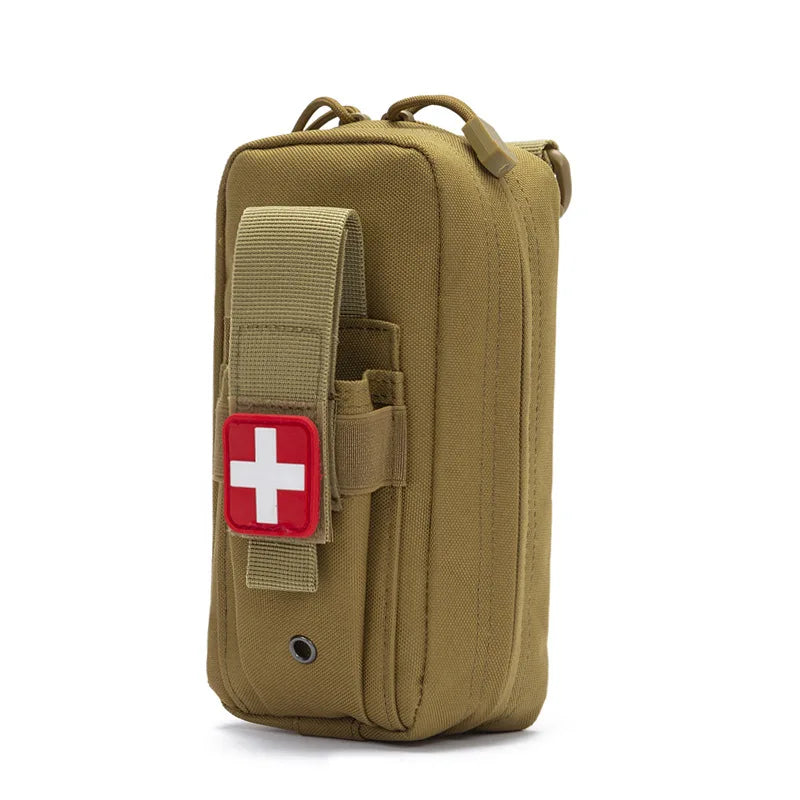 Military Molle EDC Pouch Tactical First Aid Kit Medical Bag Emergency Tool Camping Survival IFAK Bag Hunting Accessories Pack