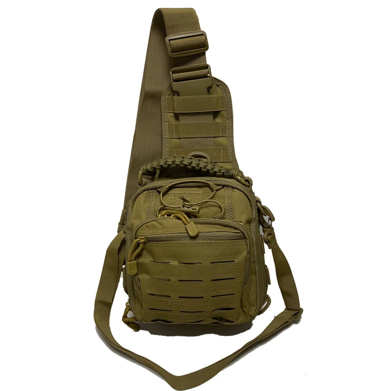 Tactical Gun Bag Shoulder Bag Concealed Gun Carry Storage Bag Pistol Holster Crossbody Chest Bag Outdoor Hiking Hunting Bag