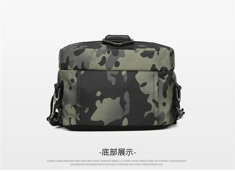 Outdoor Fishing Tackle Bag Waterproof Hiking Cycling Travel Backpack Shoulder Tactical Bag Chest Pack Fish Lures Tools Rucksack