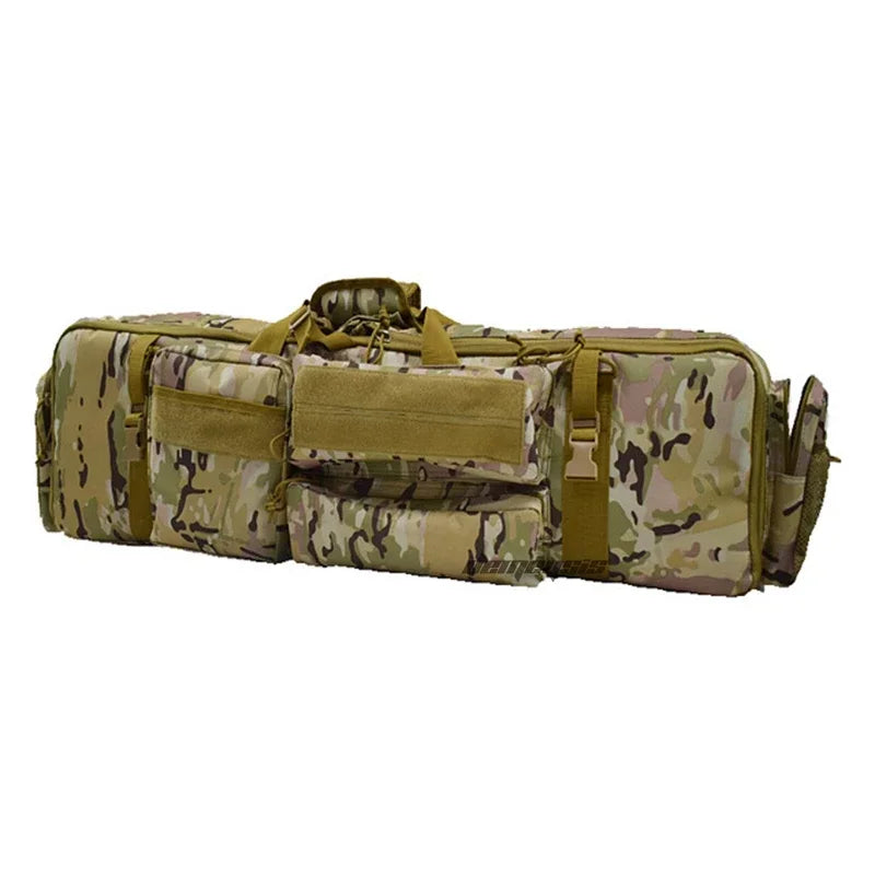 M249 Tactical Gun Bag Large Capacity Hunting Shooting Gun Case Protective Foam Pad Airsoft Double Rifles Carry Shoulder Bag