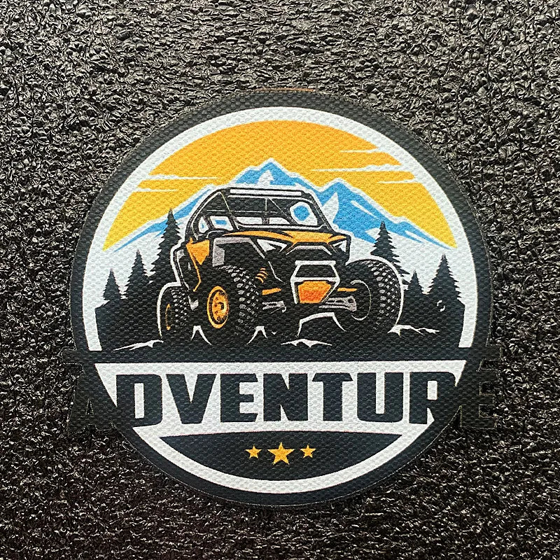 Off-Road Vehicle Series MOUNTAINS ADVENTURE OVERLAND EXPLORE THE WORLD OFF ROAD Badge For Clothing Bag DIY Decoration 18 Style