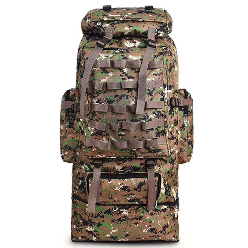 100L Tatical Backpack For Camping Hiking Travel Bags Large Capacity Molle Bag Backpacks Rucksack sac a dos homme