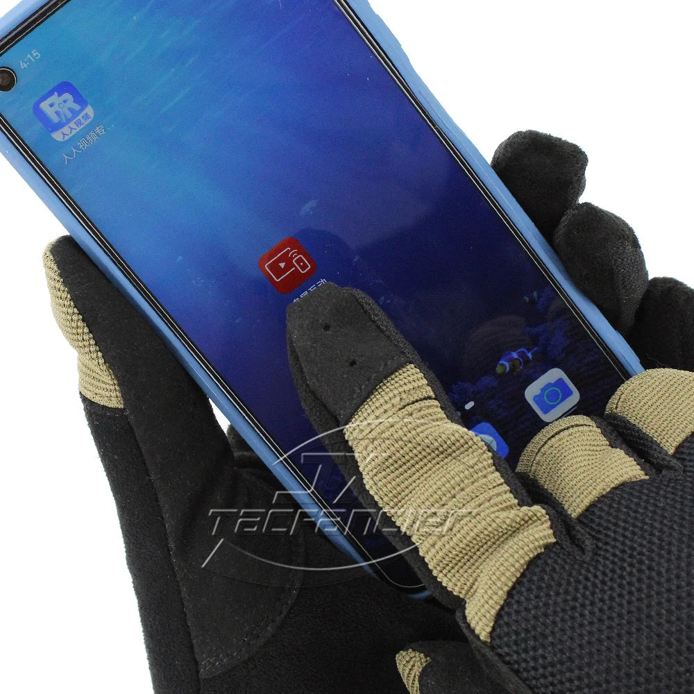 Tactical Alpha Gloves Conductive Thumb Full Finger Flex Joint Pad Knuckle Combat Hunting Pig Full Dexterity Tactical Glove