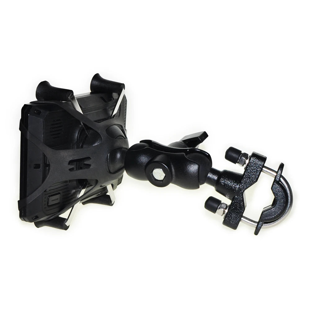 X-Grip Mount Bracket+Double Socket Arm +U-bolt Kits Holder for Motocycle GPS Garmin ZUMO XT XT2 Overlander Tread-Powersport