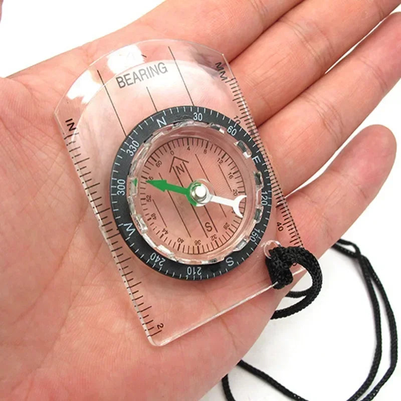 Outdoor Tactical Compass Sport Camping Hiking Compass Mountaineering Travel Professional Military Survival Compass Gadget Tools