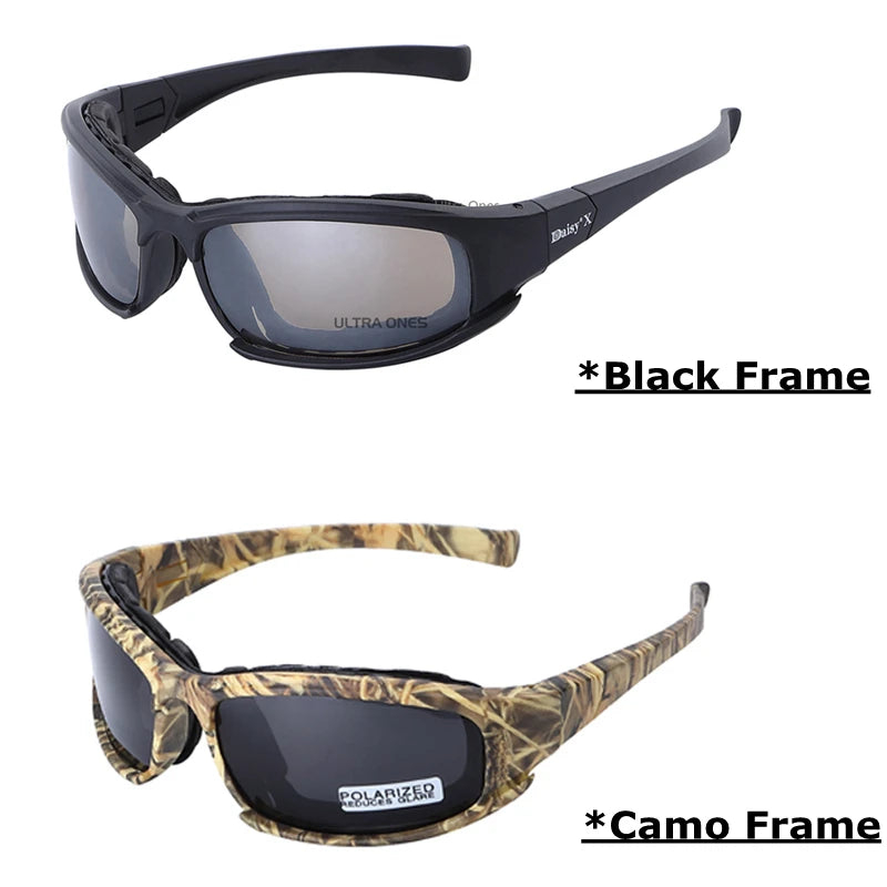 Tactical Camouflage Men's Polarized Glasses Military Shooting Hunting Goggles 4 Lens Kit Sunglasses Men Hiking