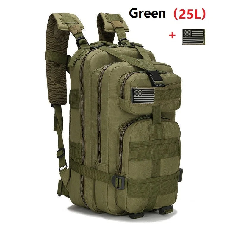 Tactical Backpack 3 Day Assault Pack Molle Bag Outdoor Bags Backpack for Hiking Camping Trekking Hunting Bags Backpacks