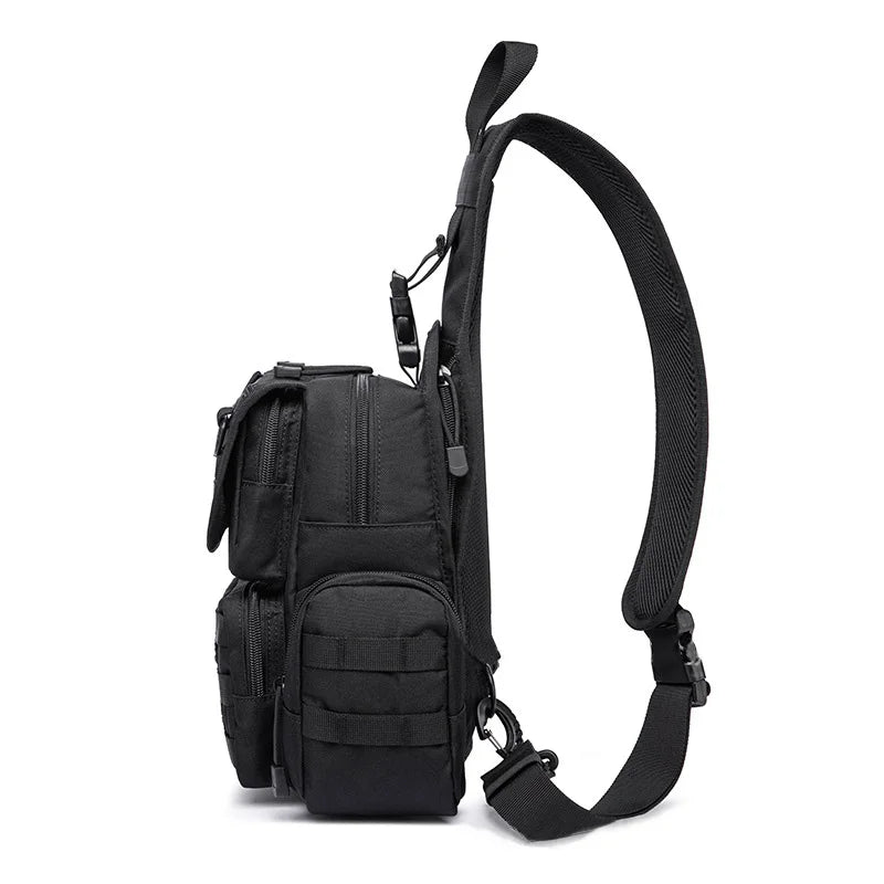 Tactical Chest Sling Bag Men's Riding Bags Hunting Gun Holster Backpacks Climbing Molle Fishing Pouch Archer Shoulder Backpack