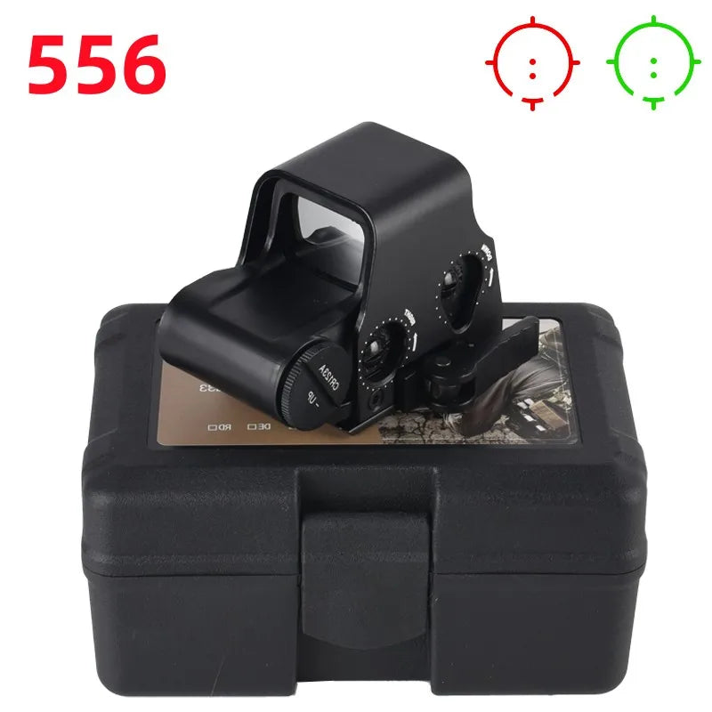 3X Holographic Scope 553 558 Tactical Optics Sight with Flip-up Mount Red Green Dot Sight for 20mm Rail Hunting Airsoft scope