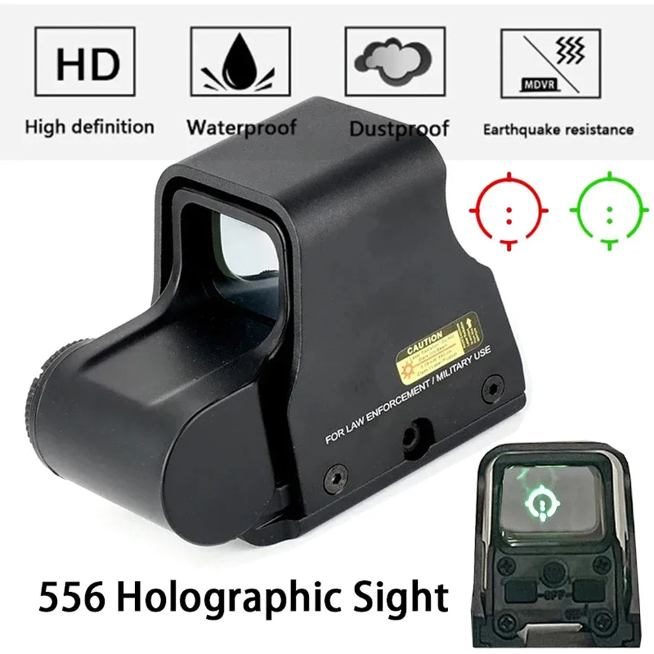 Tactical 3X Amplify 558 Red Dot Sight Optical Airsoft Scope Reflection Hologram Dot Sight 552 551 Hunting Collimator Riflescope