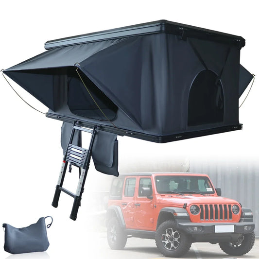 3-4 person 4x4 Camping Rooftop Tent  Aluminum Hard Shell Car Rooftop Tent Clamshell Aluminum Shell Roof Top Tents for Vehicles