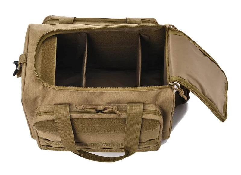 Tactical Range Bag Army Style Military Hunting Accessories Storage Pack Anti Slip Feet Magazine Case Extra Pockets for Shooting