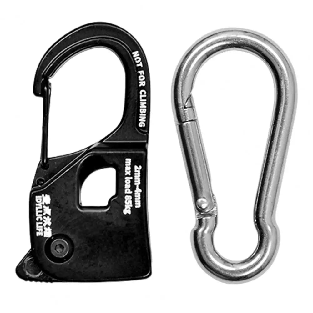 Rope Tensioner Camping Tent Cord Adjuster Rustproof Tent Canopy Fastener Strong Load-bearing Quick Fix Buckle Cord Tensioner