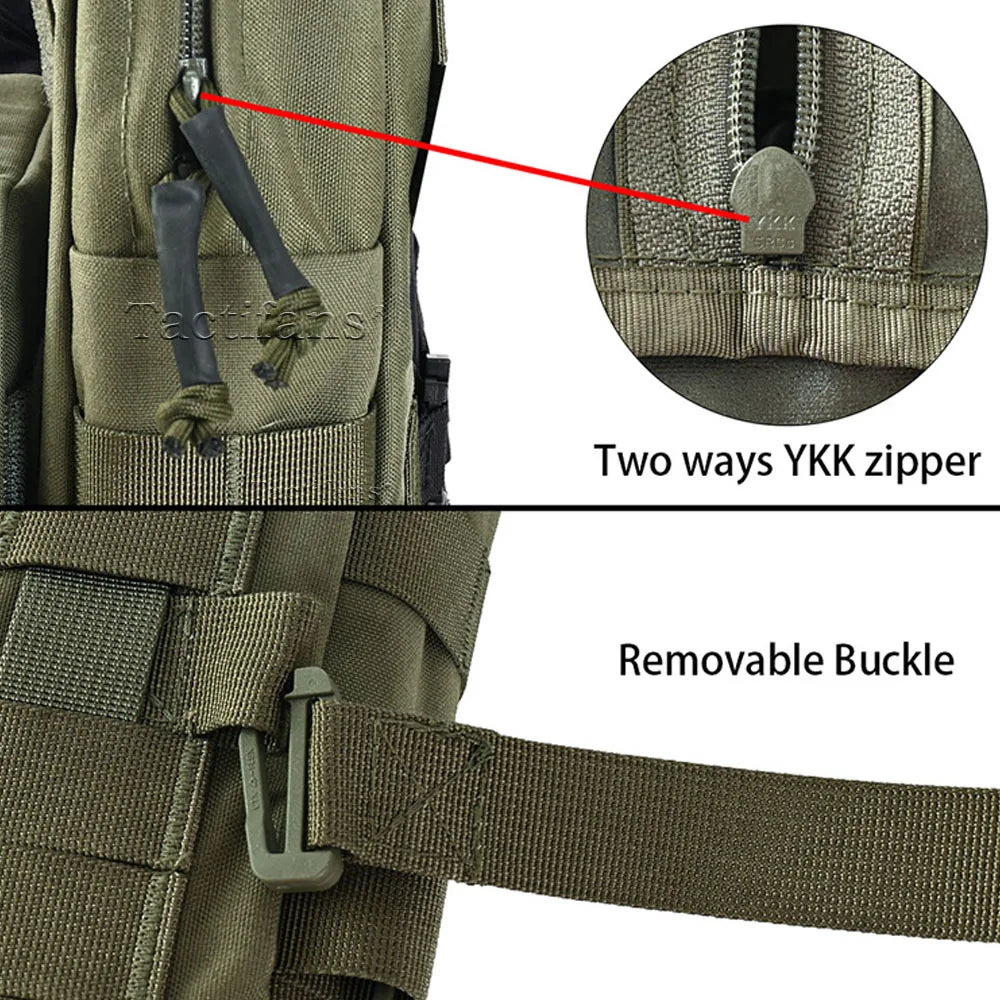 Mini Hydration Bag Tactical 2 In 1 Small MOLLE Hydration Pack Rip Away IFAK Medical Pouch Med Patch Pouch Hunting Bag