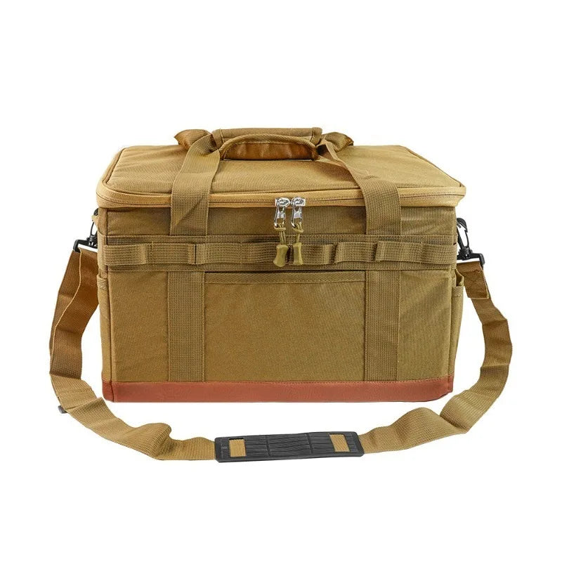 30 45L Camping Storage Bag Trunk Organizer with Handles Versatile Large Capacity for Outdoor Barbecue Camping Cooking Picnic