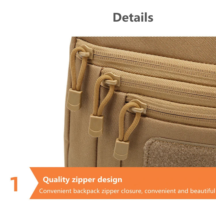 Outdoor Men Chest Bags Leisure Waterproof Shoulder Crossbody Bag Large Space Chest Bag Practical Durable Sling Bag Travel Sports