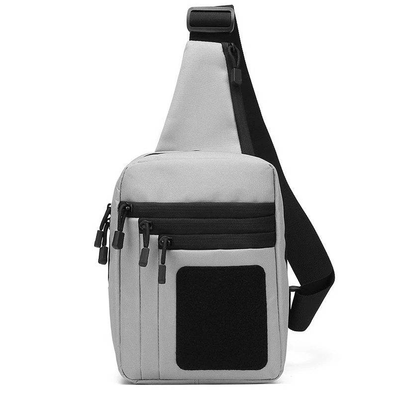 Outdoor Men Chest Bags Leisure Waterproof Shoulder Crossbody Bag Large Space Chest Bag Practical Durable Sling Bag Travel Sports