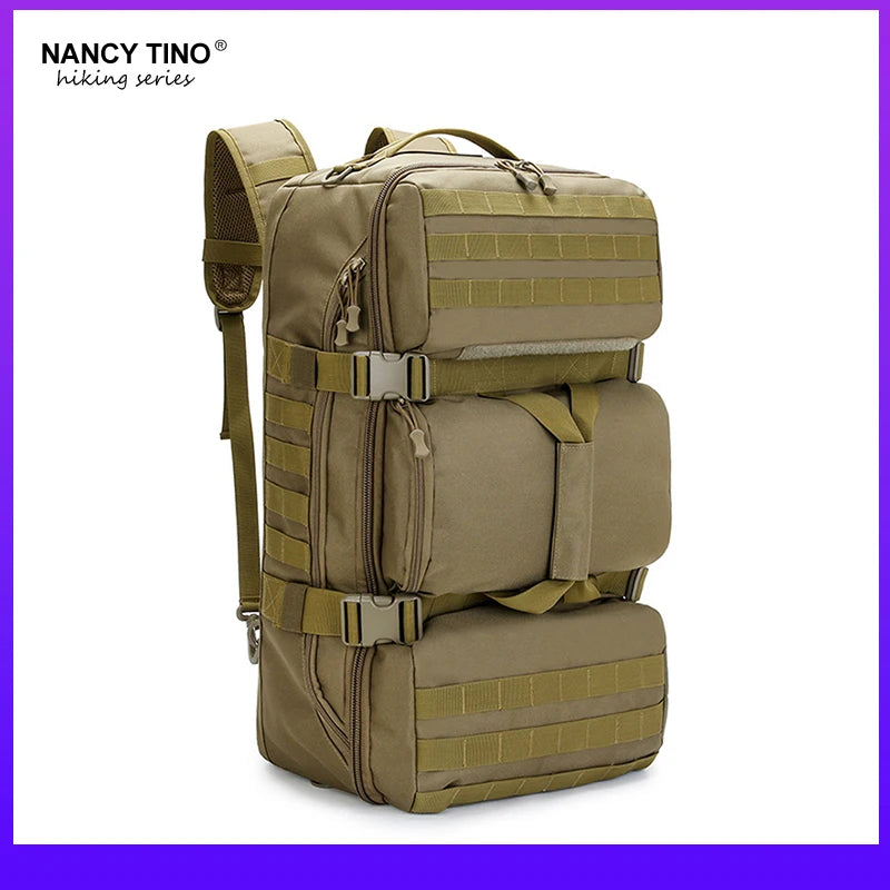 Travel Backpack Tactical Militari Bag Waterproof Hiking Rucksack Outdoor Nylon Shoulder Package for Camping Climbing Molle