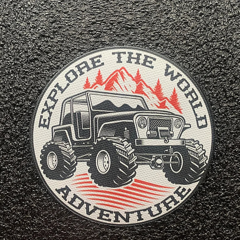 Off-Road Vehicle Series MOUNTAINS ADVENTURE OVERLAND EXPLORE THE WORLD OFF ROAD Badge For Clothing Bag DIY Decoration 18 Style