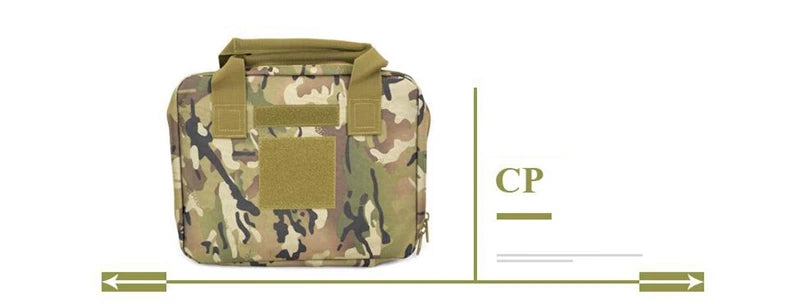 25X20CM HandGun Pistol Carry Case Bag with Magazine Pouch Strap Airsoft Hunting Gun Holster Portable Pistol Carrier Bag