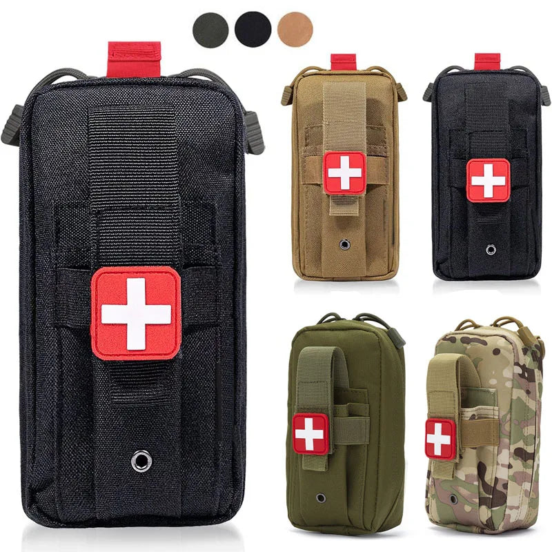 Military Molle EDC Pouch Tactical First Aid Kit Medical Bag Emergency Tool Camping Survival IFAK Bag Hunting Accessories Pack