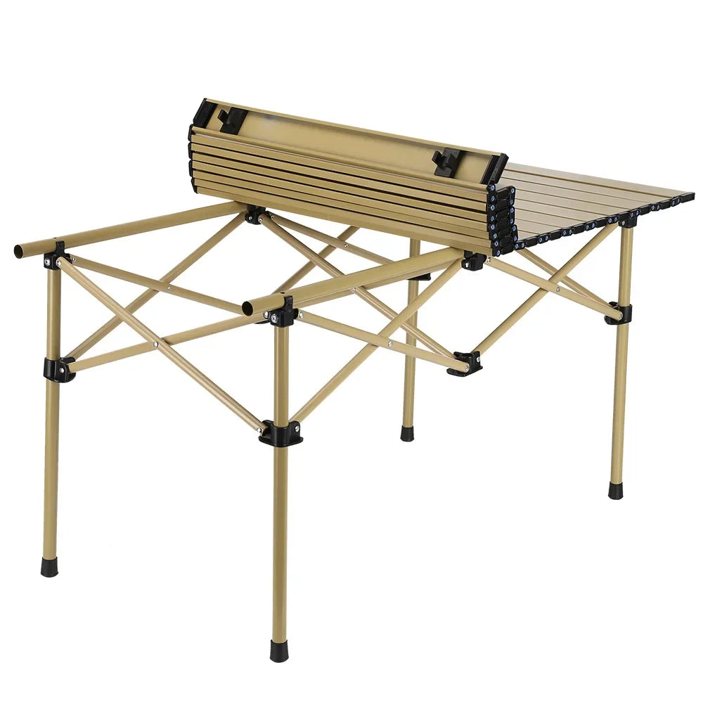 Egg Roll Table Camping Folding Portable Table Camping Equipment Aluminum Alloy Camping Desk Outdoor BBQ Picnic Table 캠핑테이블