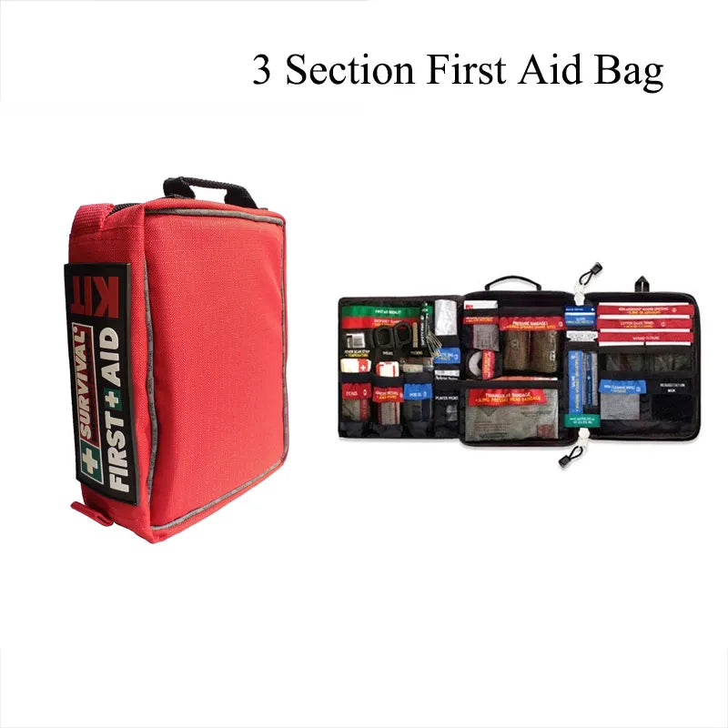 Handy First Aid Kit Waterproof Medical Bag for Workplace Hiking Camping Cycling Car Outdoor Travel Survival Kit Rescue Treatment