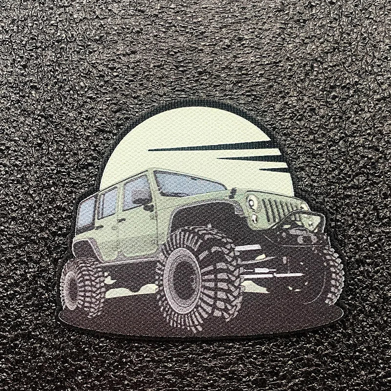 Off-Road Vehicle Series MOUNTAINS ADVENTURE OVERLAND EXPLORE THE WORLD OFF ROAD Badge For Clothing Bag DIY Decoration 18 Style