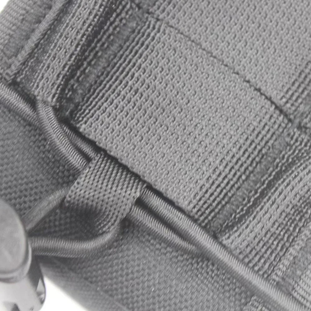 Portable Molle System Nylon Handcuffs Open Top Universal Handcuff Frame Wear-Resistant Handcuff Leather Sleeve Waist Bag