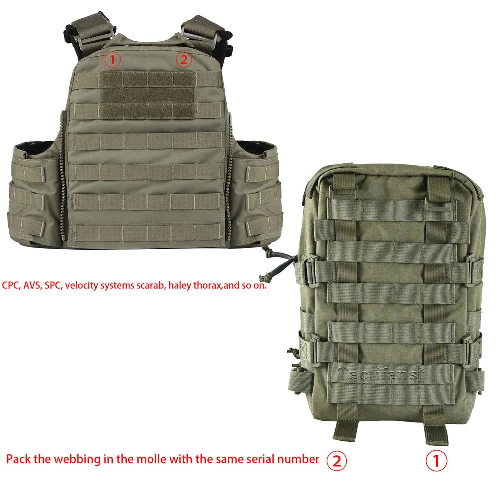 Mini Hydration Bag Tactical 2 In 1 Small MOLLE Hydration Pack Rip Away IFAK Medical Pouch Med Patch Pouch Hunting Bag