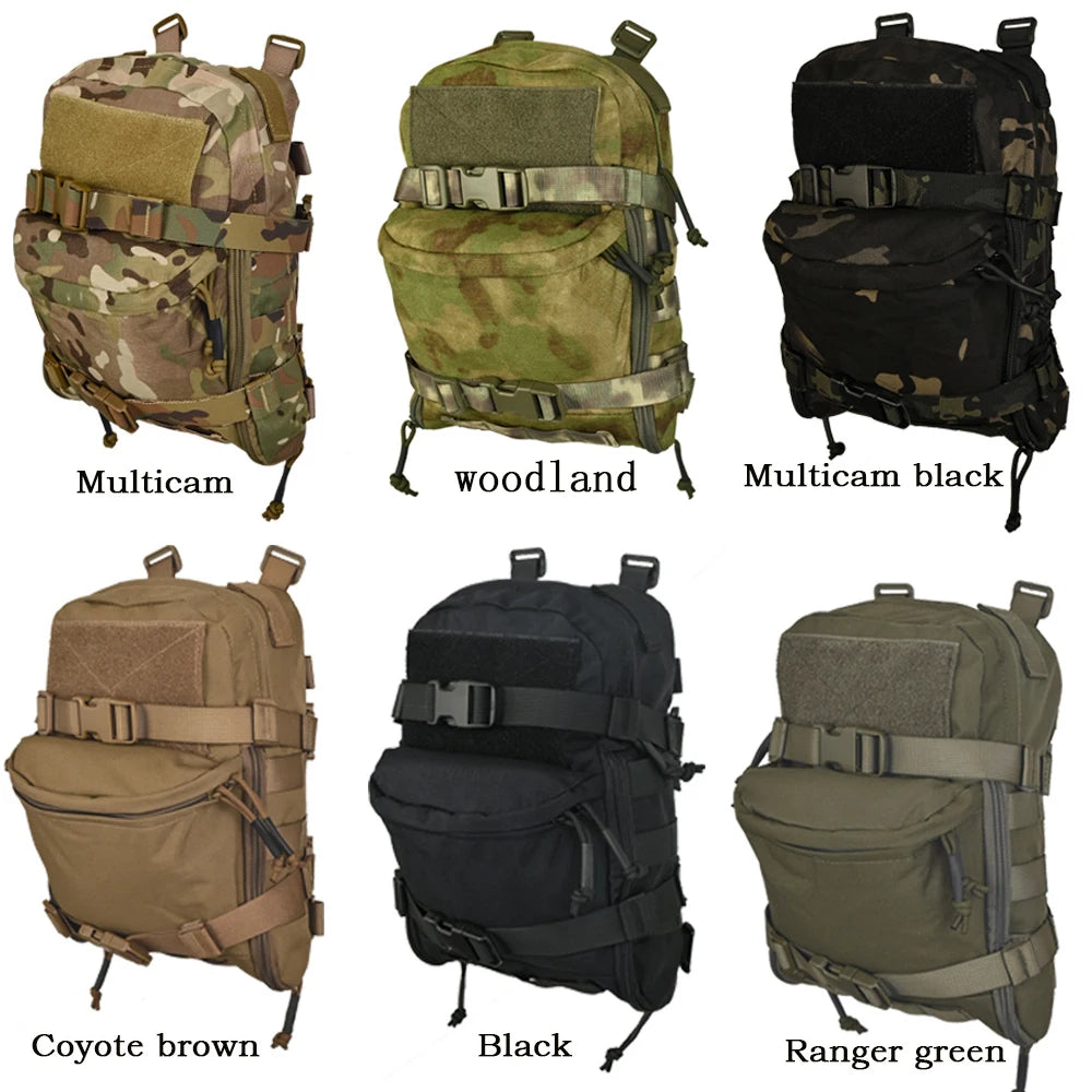 Mini Hydration Bag Tactical Backpack Water Bladder Carrier MOLLE Pouch Military Hunting Bag 500D Nylon Outdoor Sports