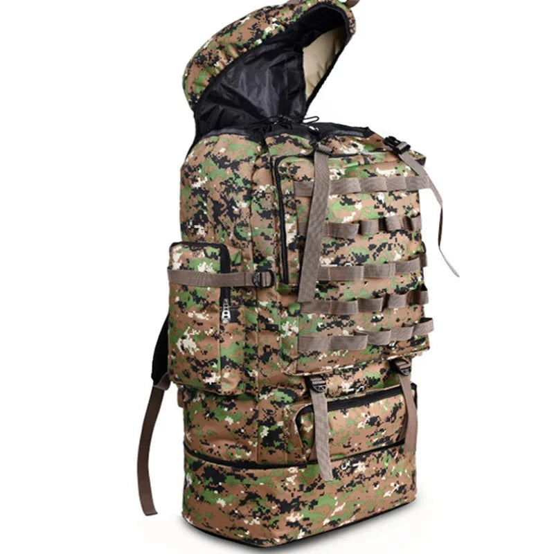 100L Tatical Backpack For Camping Hiking Travel Bags Large Capacity Molle Bag Backpacks Rucksack sac a dos homme