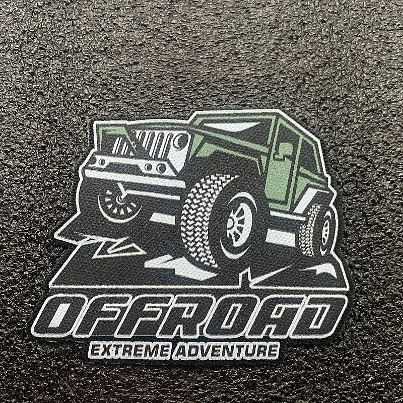 Off-Road Vehicle Series MOUNTAINS ADVENTURE OVERLAND EXPLORE THE WORLD OFF ROAD Badge For Clothing Bag DIY Decoration 18 Style