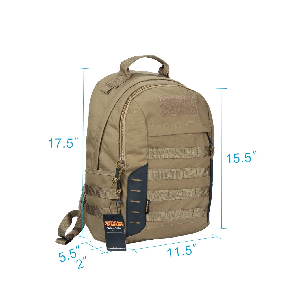 EXCELLENT ELITE SPANKER  Lightweight Tactical Backpack Molle Camping Travel Hiking Backpack Outdoor Backpack 20L  Capacity