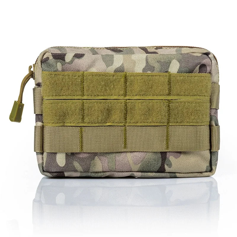 Outdoor Military Molle Utility EDC Tool Pouch Waist Pack Tactical Medical First Aid Pouch Phone Holder Case Camping Hunting Bag