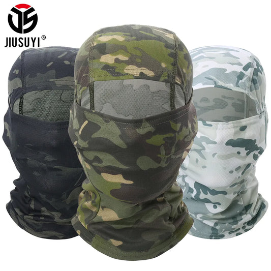 Multicam Balaclava Camouflage Tactical Paintball Wargame Military Airsoft Army Quick-Dry Helmet Liner Full Face Cap Men Women