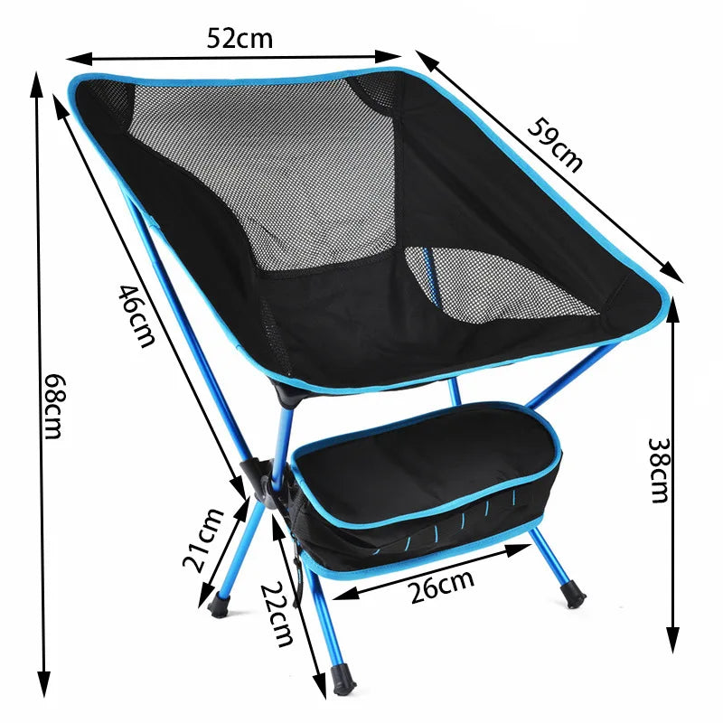 Outdoor Folding Chair Portable Picnic Camping Fishing Chair