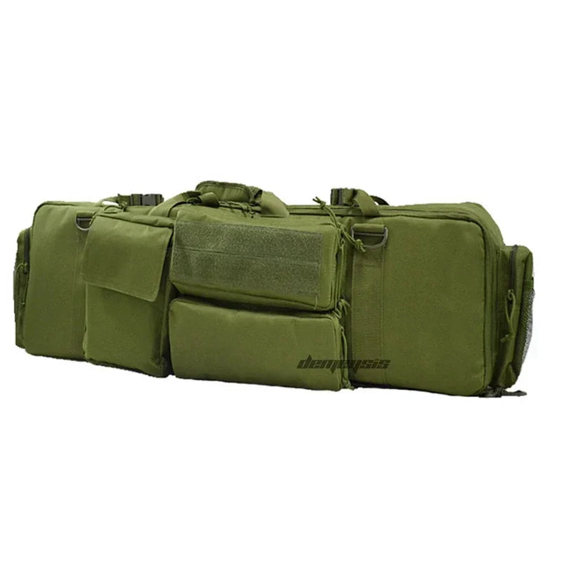 M249 Tactical Gun Bag Large Capacity Hunting Shooting Gun Case Protective Foam Pad Airsoft Double Rifles Carry Shoulder Bag