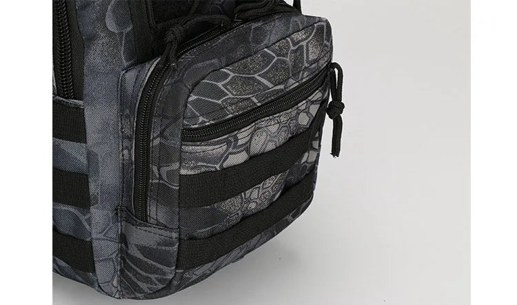 Outdoor Tactical Chest Bags Men's Small Chest Bag Cycling Shoulder Bag Army Camouflage Climbing Portable Messenger Bag 600D Wate