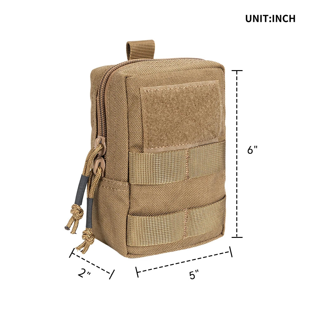 Tactical Bag Waist EDC Pack Molle Tools Pouch Military Backpack/Vest Pocket Multi-function Pouch Hunting Accessories
