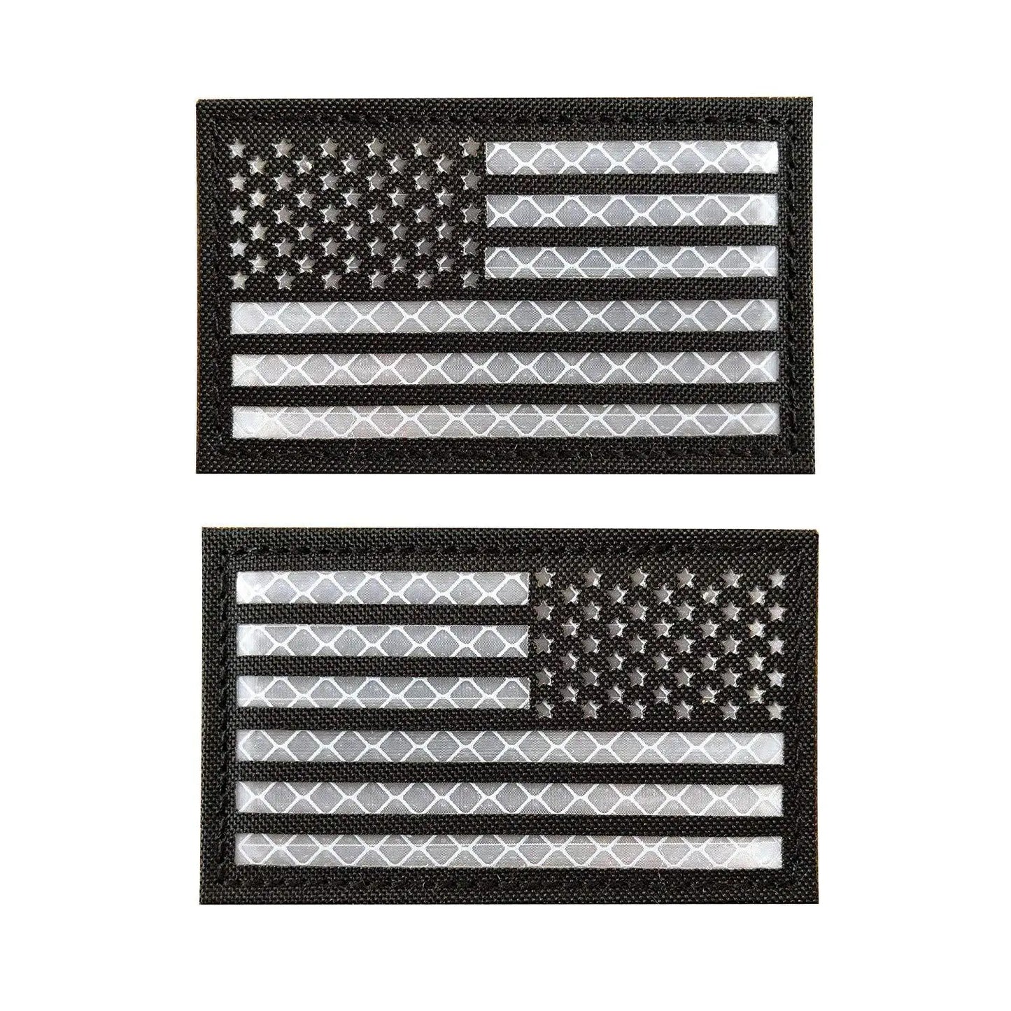 US Flag Reflective Patch USA  SRT Military Special Forces Tactical Fastener Patch Hook and Loop Army Badge Armband Costumes DIY