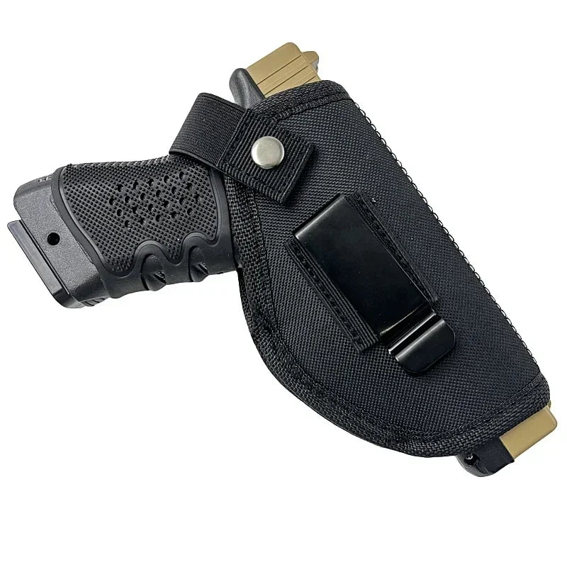 Tactical Universal Gun Holster for Glock 17 19 Beretta M9 1911 P226 Left Right Hand Waist Concealed Carry Pistol 9mm Mag Pouch