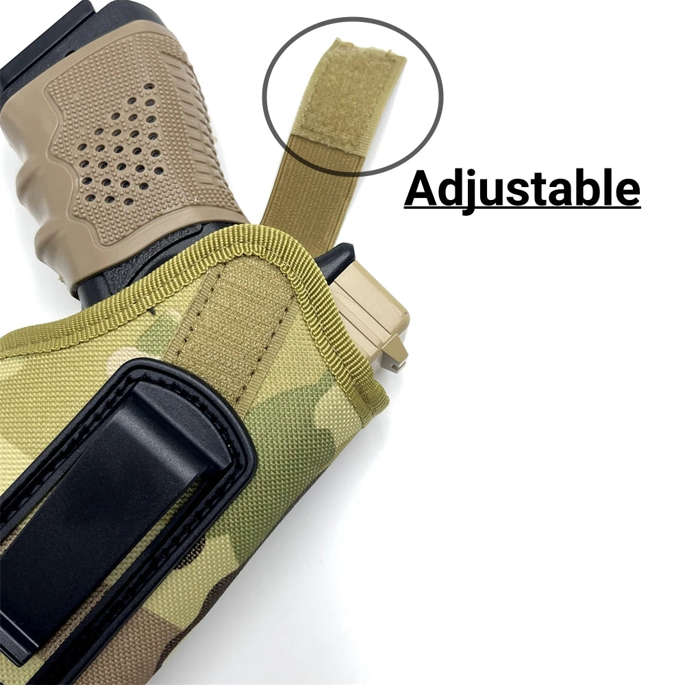 Glock 17 19 Sig Sauer P226 Beretta 92 Colt 1911 Tactical Nylon Holster Concealed Carry Holster Belt Clip  Gun Holster